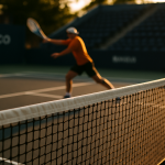 Kort twardy podczas turnieju tenisowego ATP