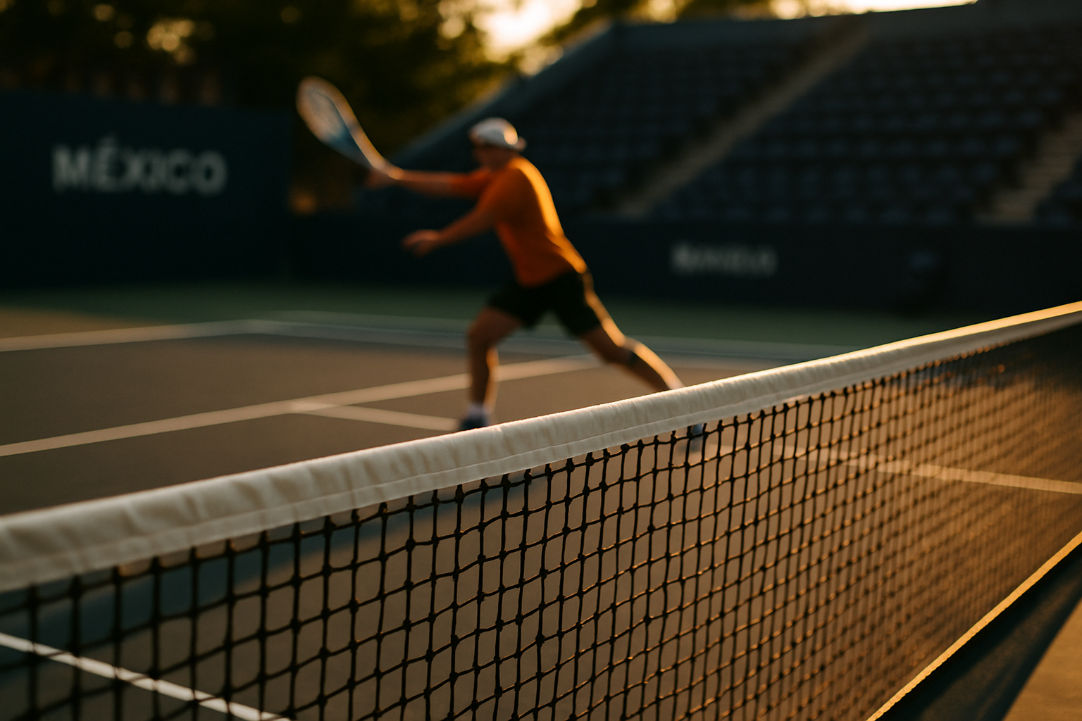 Kort twardy podczas turnieju tenisowego ATP