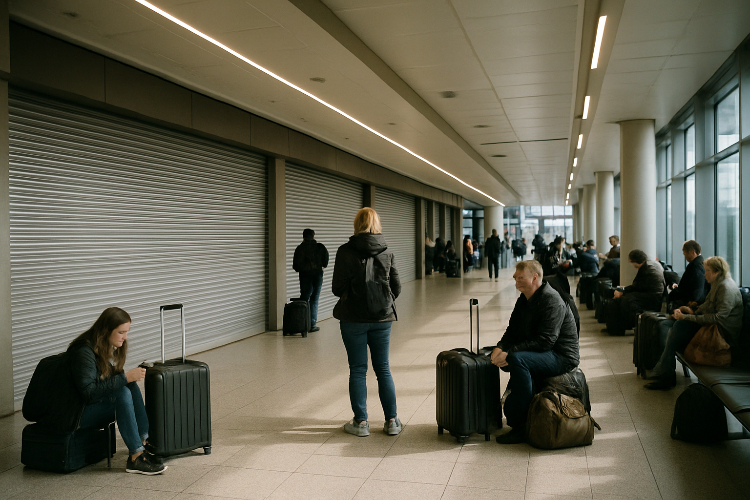 Hala odlotów na lotnisku Gatwick podczas utrudnień związanych z brakiem wody