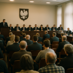 Sala obrad Rady Miasta Sopotu podczas podejmowania rezolucji