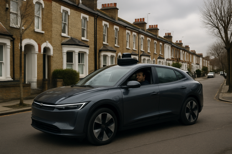 Autonomiczny samochód testowany na ulicach Londynu
