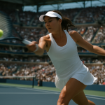 Kort tenisowy podczas turnieju rangi WTA 1000 w Toronto