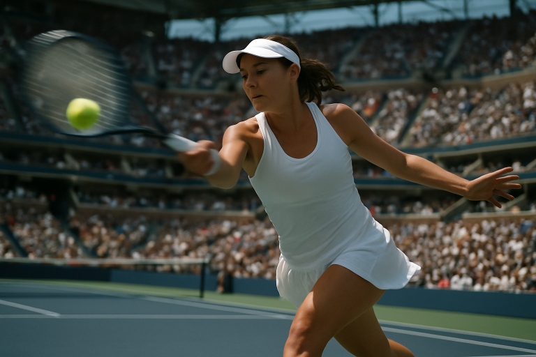 Kort tenisowy podczas turnieju rangi WTA 1000 w Toronto