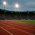 Stadion lekkoatletyczny podczas Igrzysk Wspólnoty Narodów w Glasgow