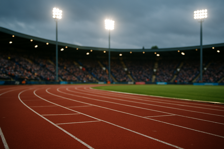 Stadion lekkoatletyczny podczas Igrzysk Wspólnoty Narodów w Glasgow